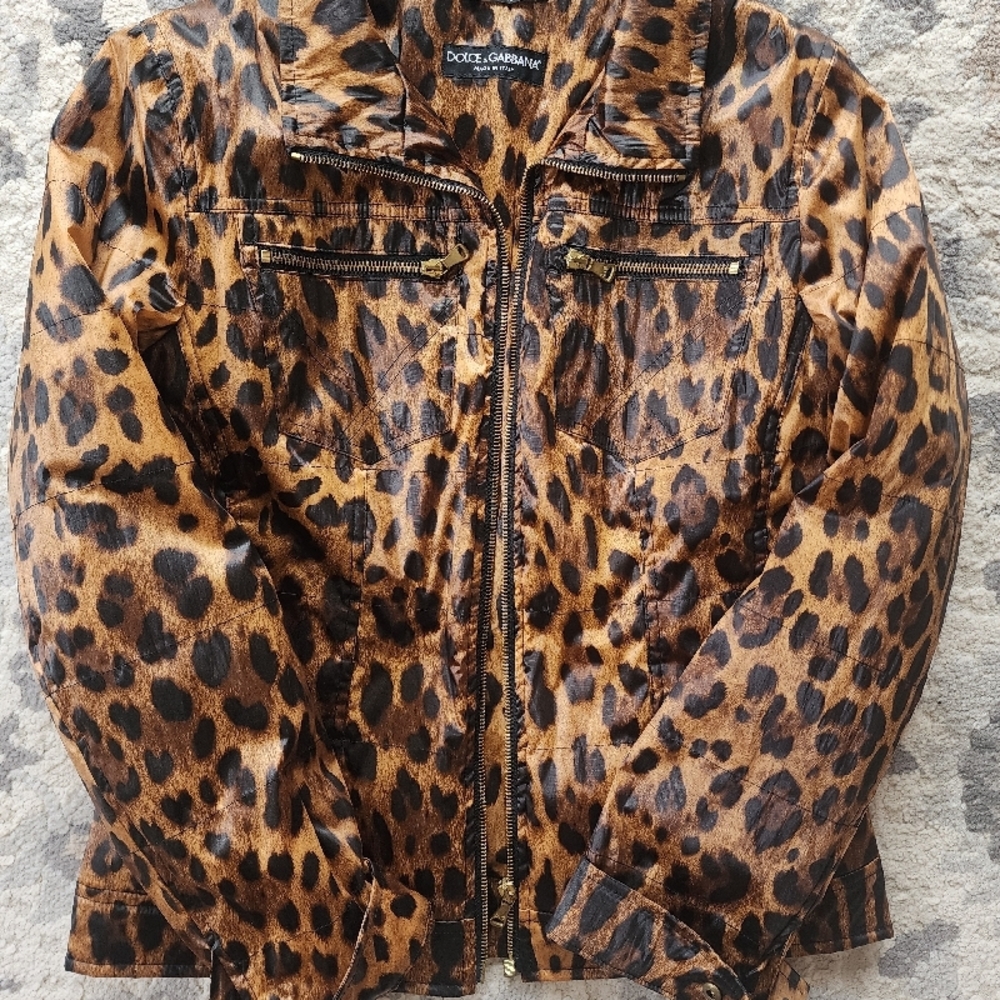 Size 46 - DOLCE & GABBANA Leopard Print Jacket - Picture 11 of 14